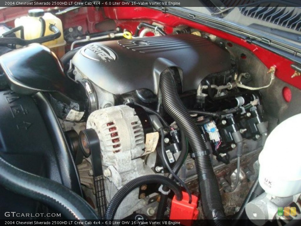 6.0 Liter OHV 16-Valve Vortec V8 Engine for the 2004 Chevrolet Silverado 2500HD #38233783