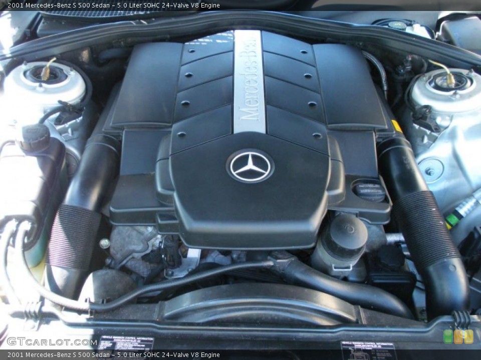 5.0 Liter SOHC 24-Valve V8 Engine for the 2001 Mercedes-Benz S #38251143