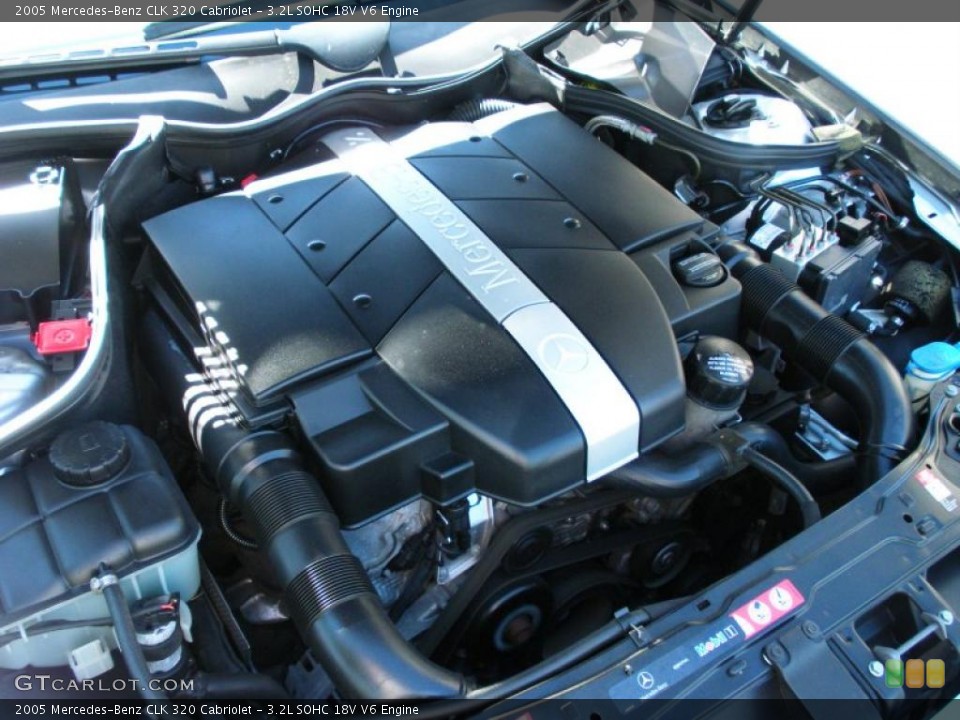 3.2L SOHC 18V V6 Engine for the 2005 Mercedes-Benz CLK #38252640
