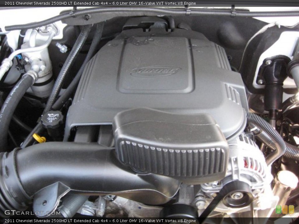 6.0 Liter OHV 16-Valve VVT Vortec V8 Engine for the 2011 Chevrolet Silverado 2500HD #38278864