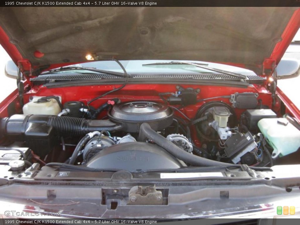 5.7 Liter OHV 16-Valve V8 Engine for the 1995 Chevrolet C/K #38282376