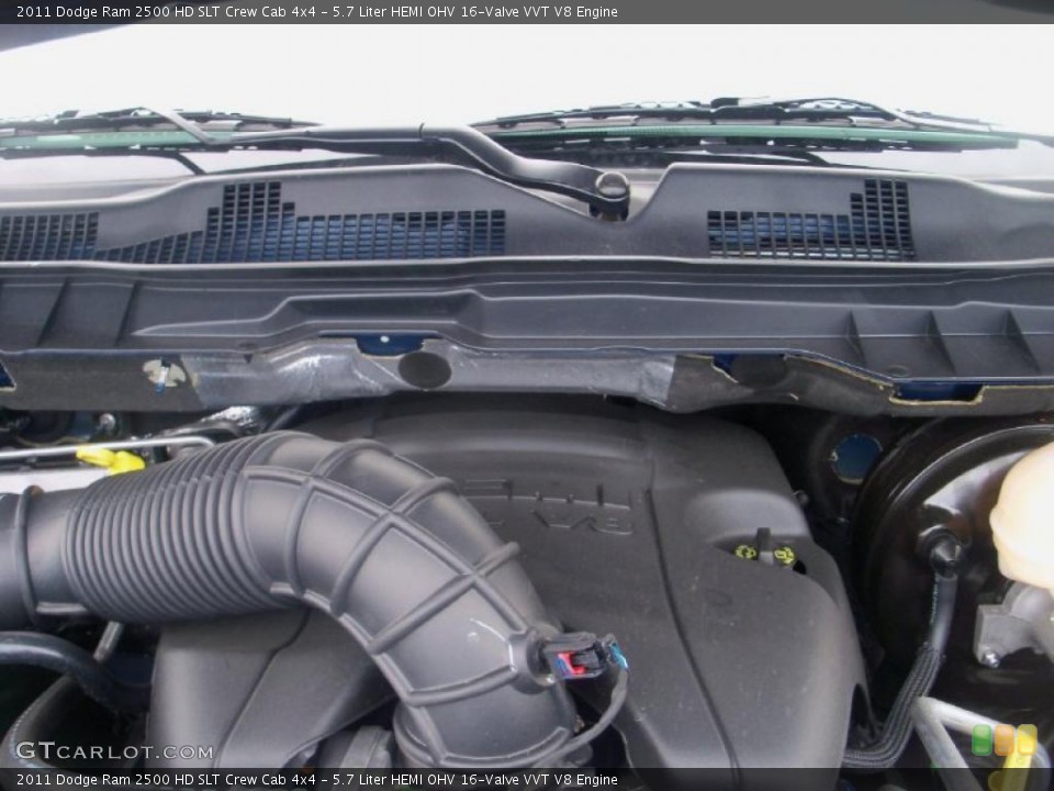 5.7 Liter HEMI OHV 16-Valve VVT V8 Engine for the 2011 Dodge Ram 2500 HD #38283832