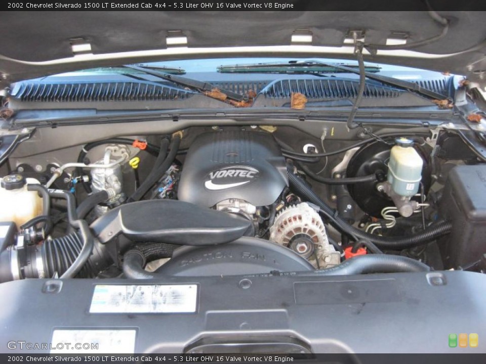 5.3 Liter OHV 16 Valve Vortec V8 Engine for the 2002 Chevrolet Silverado 1500 #38284056
