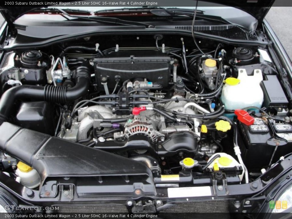 2.5 Liter SOHC 16-Valve Flat 4 Cylinder Engine for the 2003 Subaru Outback #38292889