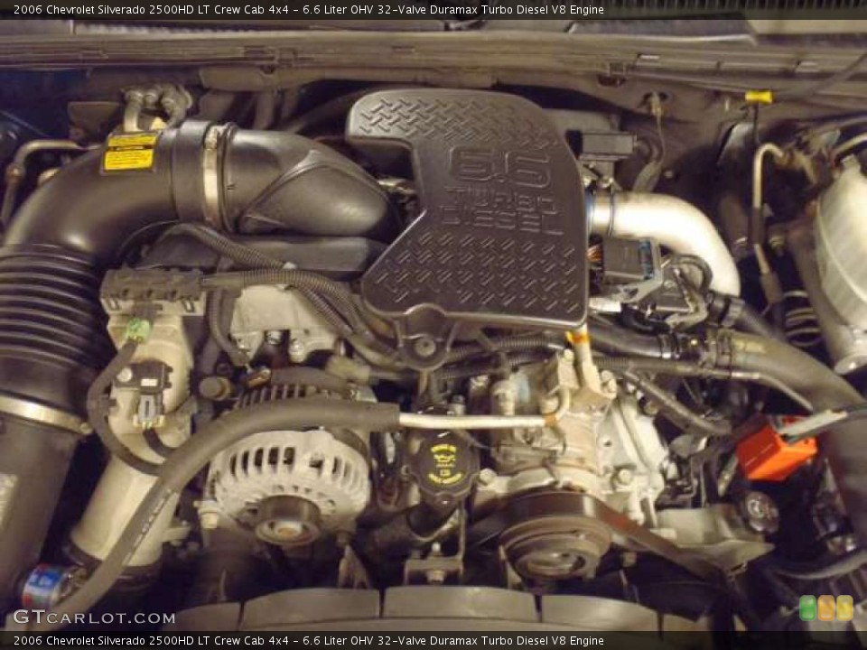 6.6 Liter OHV 32-Valve Duramax Turbo Diesel V8 Engine for the 2006 Chevrolet Silverado 2500HD #38307871