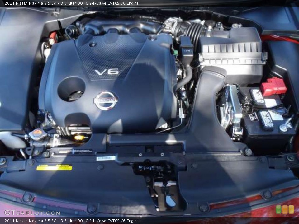 3.5 Liter DOHC 24-Valve CVTCS V6 Engine for the 2011 Nissan Maxima #38308123