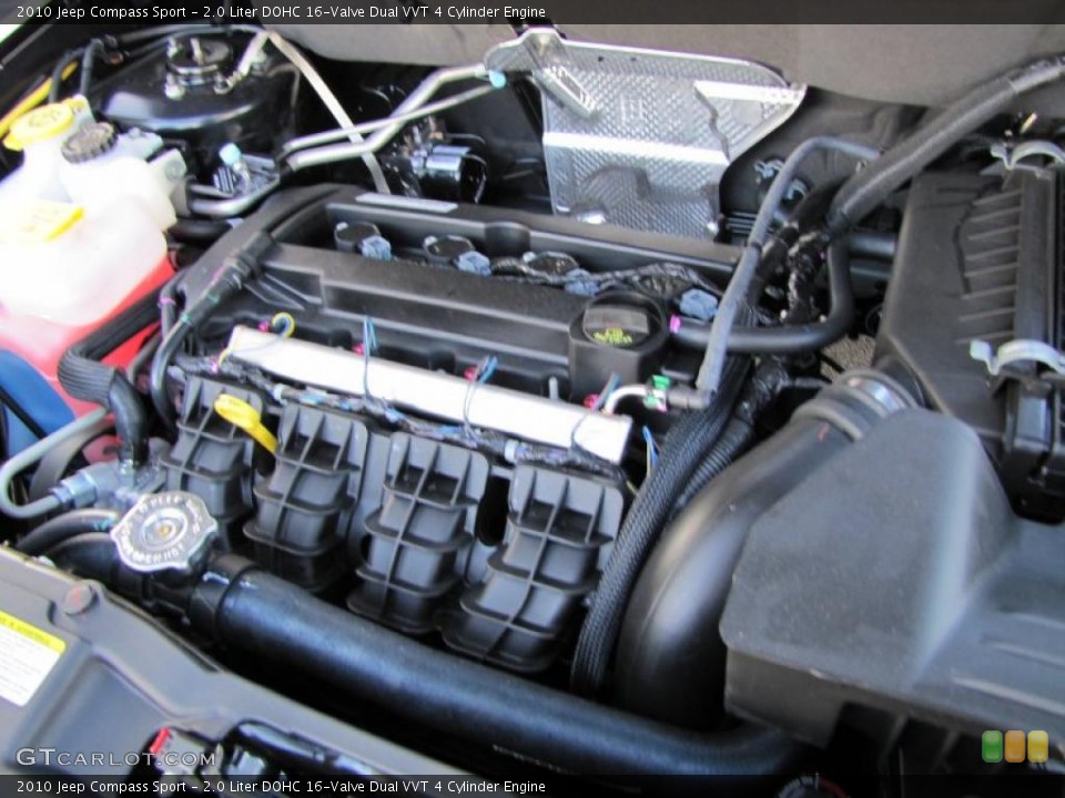 2.0 Liter DOHC 16-Valve Dual VVT 4 Cylinder 2010 Jeep Compass Engine