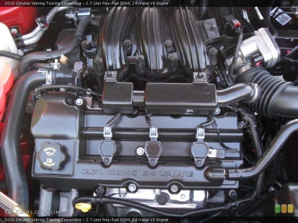 2.7 Liter Flex-Fuel DOHC 24-Valve V6 Engine for the 2010 Chrysler Sebring #38315203