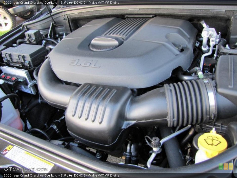 3.6 Liter DOHC 24Valve VVT V6 Engine for the 2011 Jeep