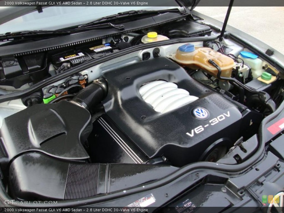2.8 Liter DOHC 30-Valve V6 Engine for the 2000 Volkswagen Passat #38316199