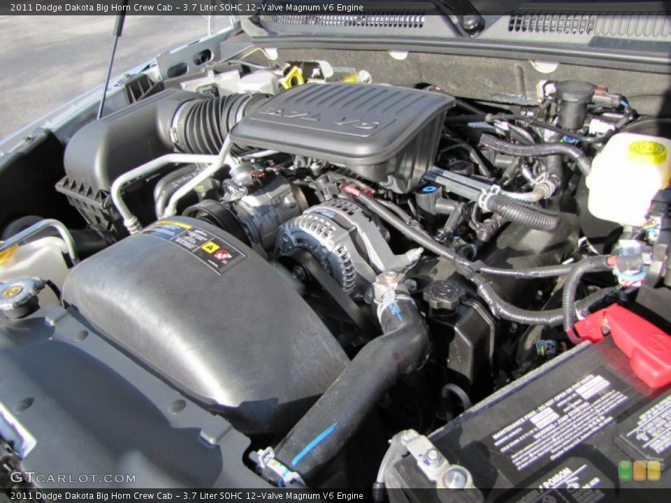 3.7 Liter SOHC 12-Valve Magnum V6 Engine for the 2011 Dodge Dakota #38316555