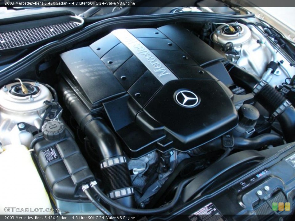 4.3 Liter SOHC 24-Valve V8 Engine for the 2003 Mercedes-Benz S #38325243