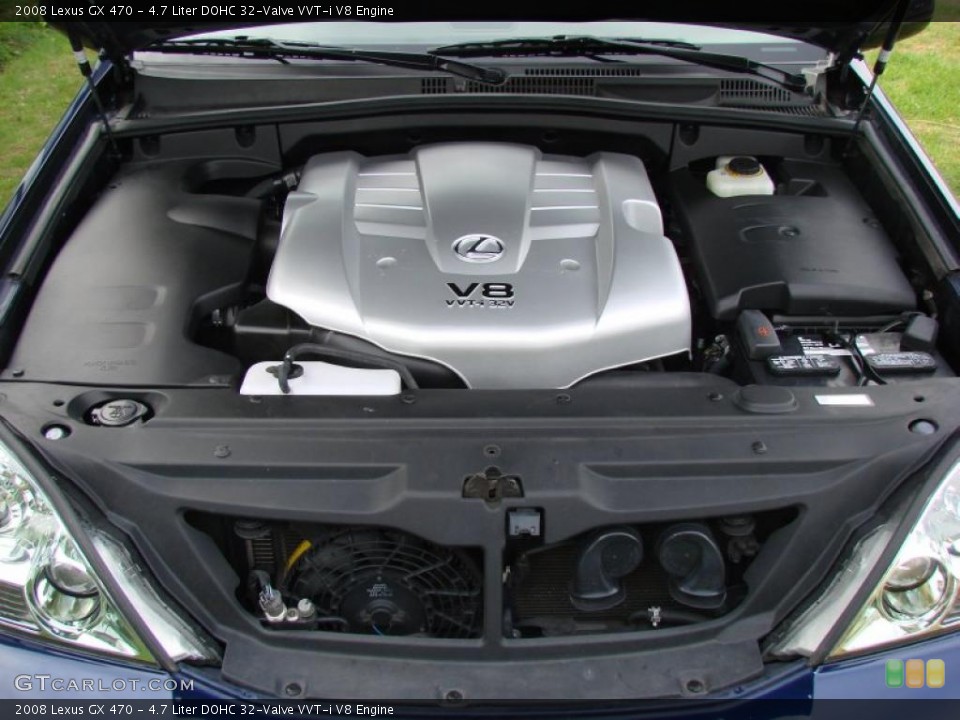 4.7 Liter DOHC 32-Valve VVT-i V8 Engine for the 2008 Lexus GX #38333135