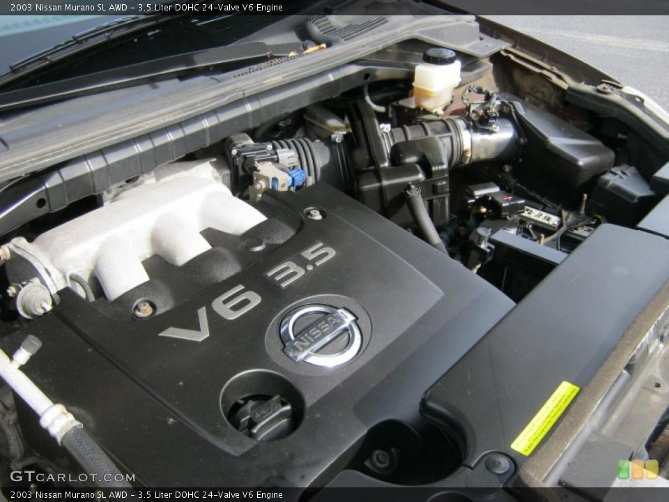 3.5 Liter DOHC 24-Valve V6 Engine for the 2003 Nissan Murano #38335451