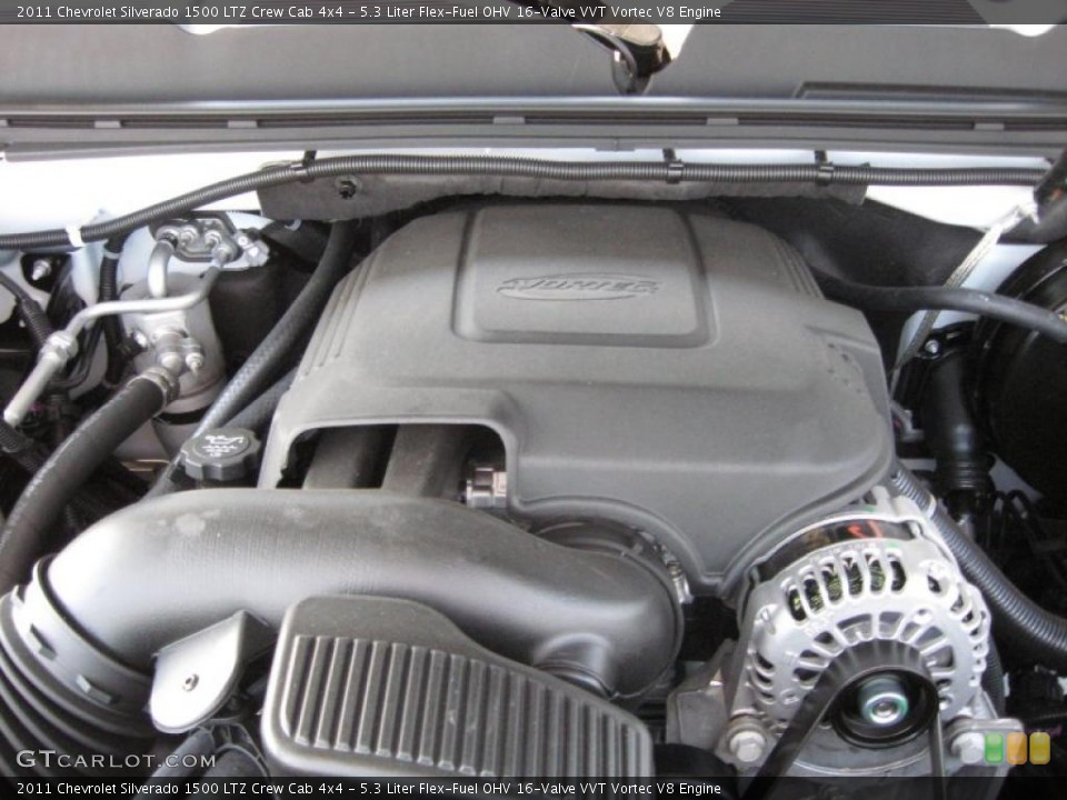 5.3 Liter Flex-Fuel OHV 16-Valve VVT Vortec V8 Engine for the 2011 Chevrolet Silverado 1500 #38338736