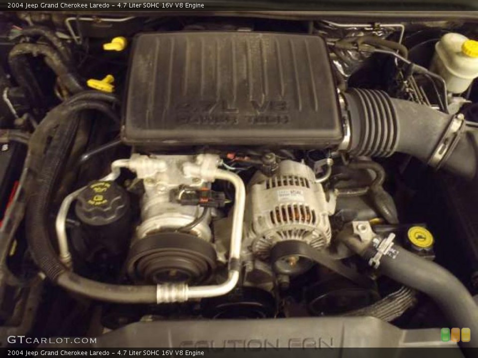 4.7 Liter SOHC 16V V8 Engine for the 2004 Jeep Grand Cherokee #38344057