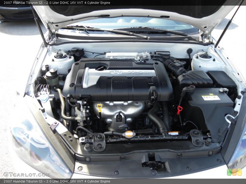 2.0 Liter DOHC 16V VVT 4 Cylinder Engine for the 2007 Hyundai Tiburon #38347402