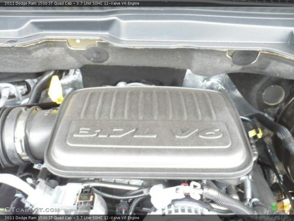 3.7 Liter SOHC 12-Valve V6 Engine for the 2011 Dodge Ram 1500 #38352618