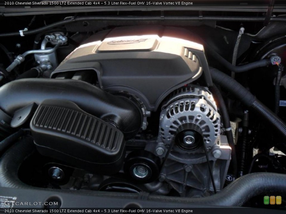 5.3 Liter Flex-Fuel OHV 16-Valve Vortec V8 Engine for the 2010 Chevrolet Silverado 1500 #38357966