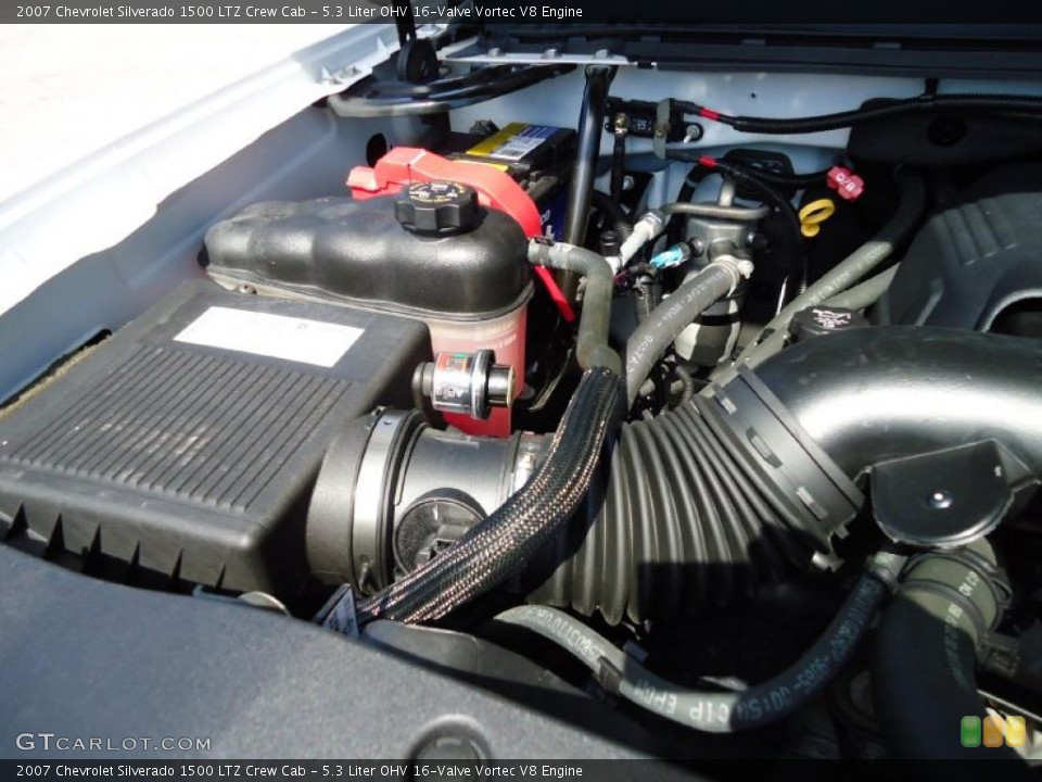 5.3 Liter OHV 16-Valve Vortec V8 Engine for the 2007 Chevrolet Silverado 1500 #38358922