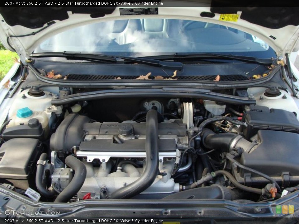 2.5 Liter Turbocharged DOHC 20-Valve 5 Cylinder Engine for the 2007 Volvo S60 #38359522