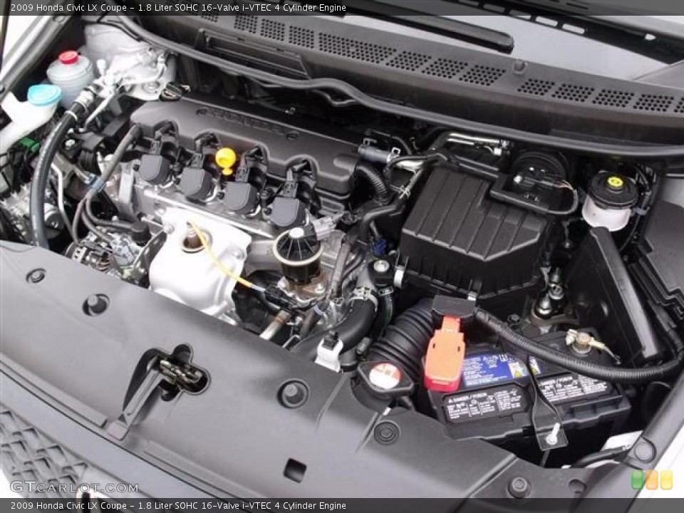 1.8 Liter SOHC 16-Valve i-VTEC 4 Cylinder Engine for the 2009 Honda Civic #38360542