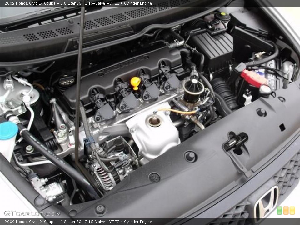 1.8 Liter SOHC 16-Valve i-VTEC 4 Cylinder Engine for the 2009 Honda Civic #38360558