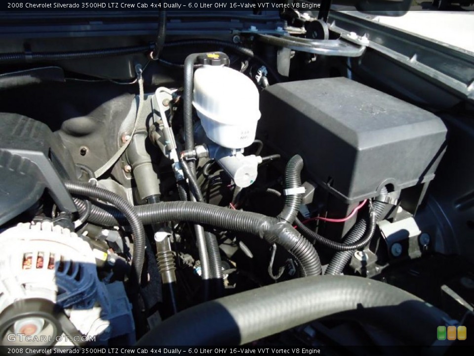 6.0 Liter OHV 16-Valve VVT Vortec V8 Engine for the 2008 Chevrolet Silverado 3500HD #38360566
