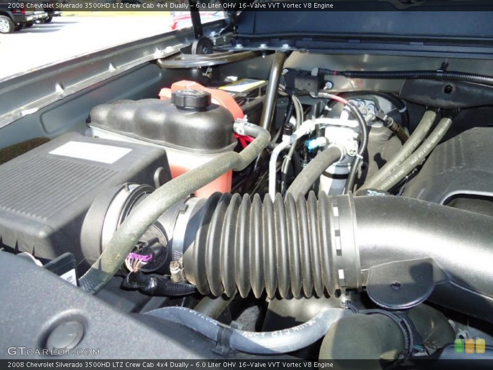 6.0 Liter OHV 16-Valve VVT Vortec V8 Engine for the 2008 Chevrolet Silverado 3500HD #38360582