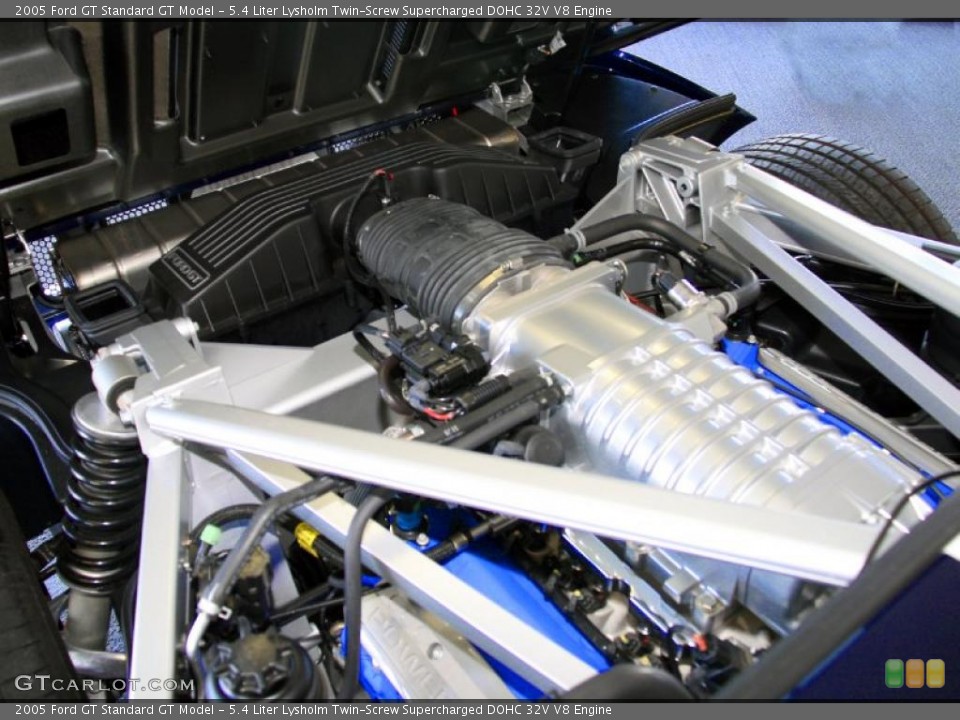 5.4 Liter Lysholm Twin-Screw Supercharged DOHC 32V V8 Engine for the 2005 Ford GT #38363242