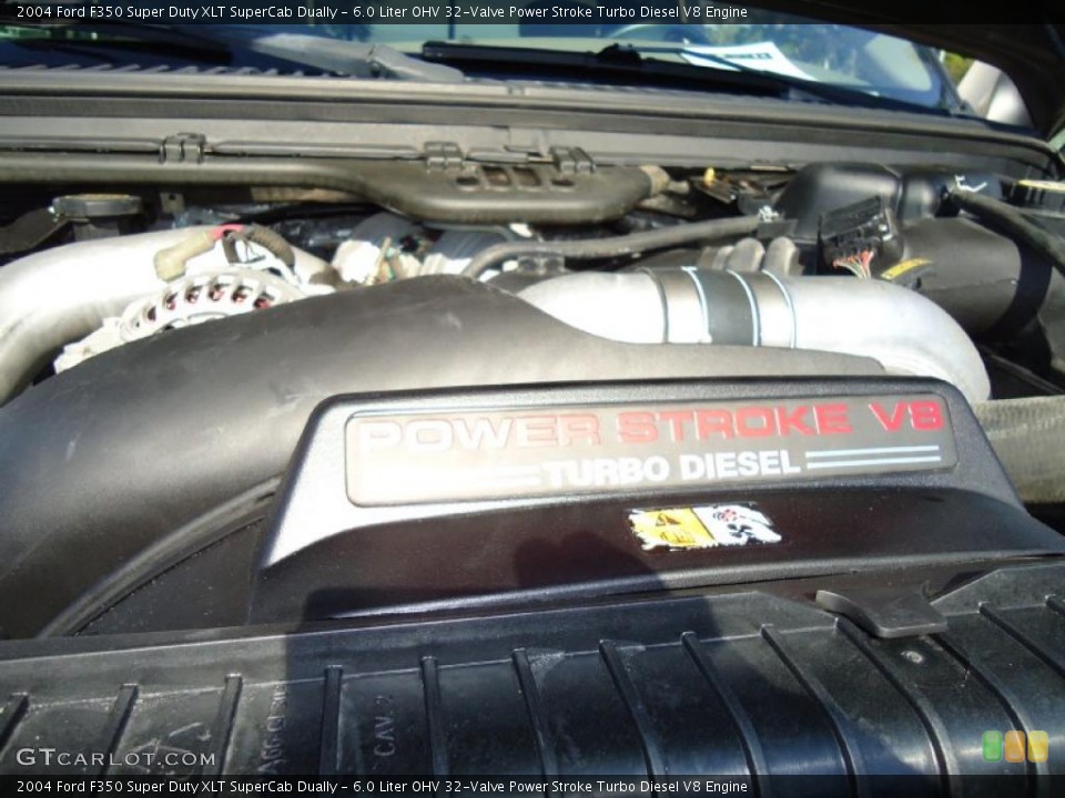 6.0 Liter OHV 32-Valve Power Stroke Turbo Diesel V8 Engine for the 2004 Ford F350 Super Duty #38365966
