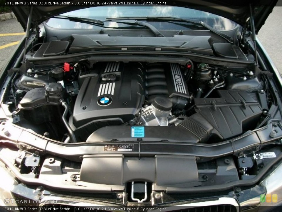 3.0 Liter DOHC 24-Valve VVT Inline 6 Cylinder Engine for the 2011 BMW 3 Series #38381254