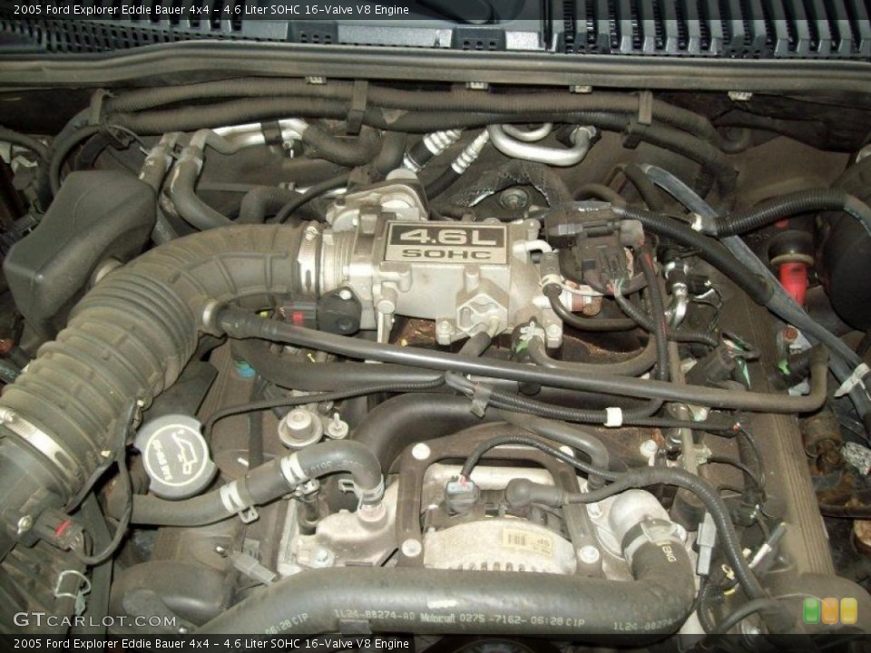 4.6 Liter SOHC 16-Valve V8 Engine for the 2005 Ford Explorer #38384178