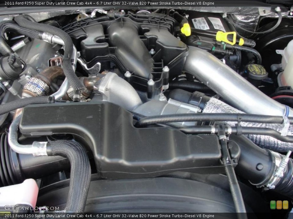 6.7 Liter OHV 32-Valve B20 Power Stroke Turbo-Diesel V8 Engine for the 2011 Ford F250 Super Duty #38386295
