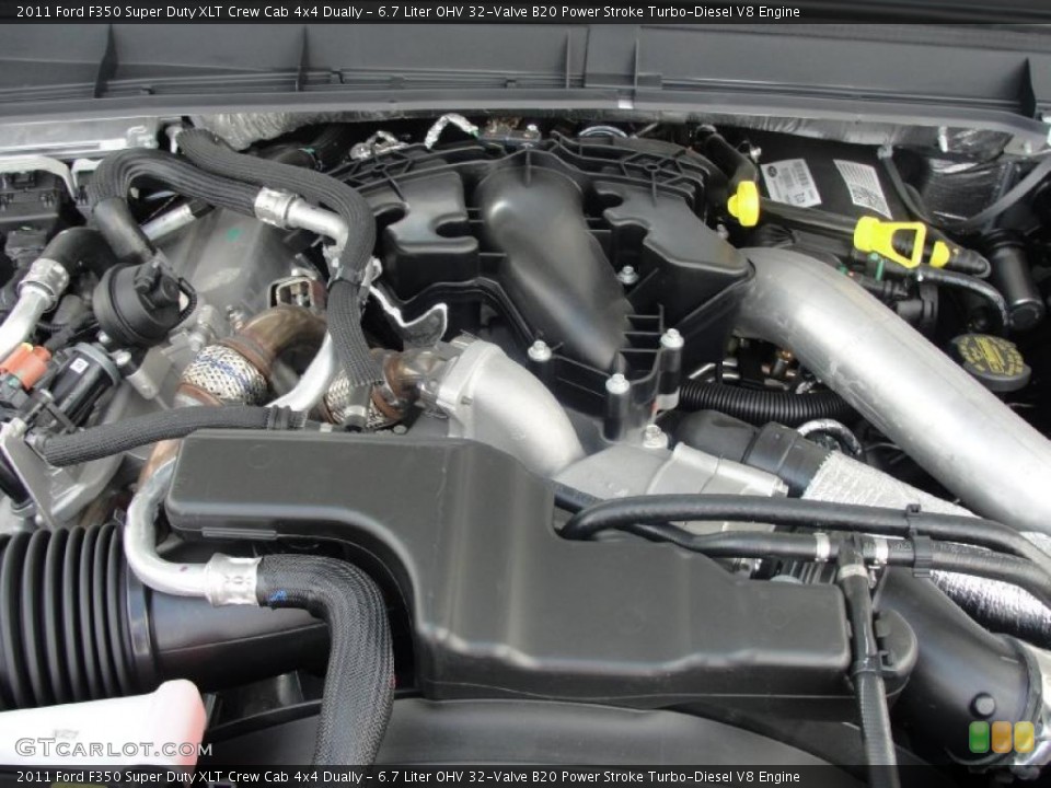 6.7 Liter OHV 32-Valve B20 Power Stroke Turbo-Diesel V8 Engine for the 2011 Ford F350 Super Duty #38388063