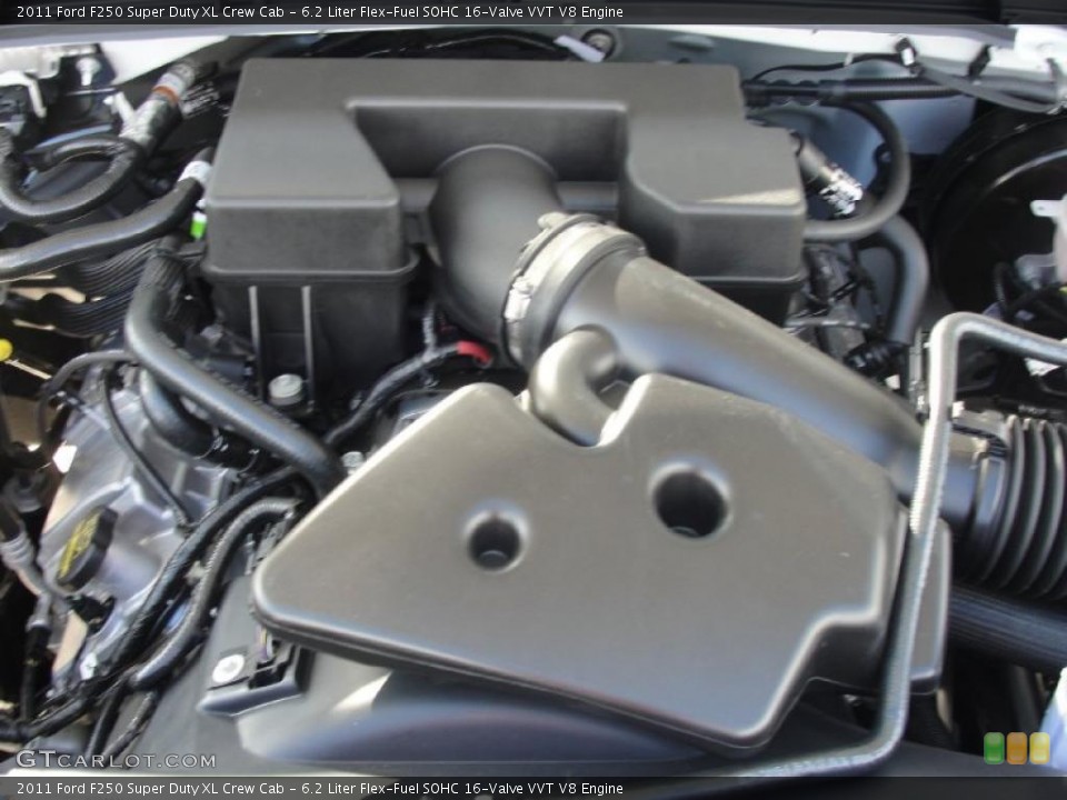 6.2 Liter Flex-Fuel SOHC 16-Valve VVT V8 Engine for the 2011 Ford F250 Super Duty #38388459