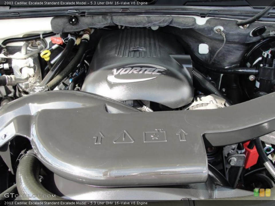 5.3 Liter OHV 16-Valve V8 Engine for the 2003 Cadillac Escalade #38389331