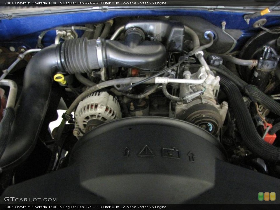 4.3 Liter OHV 12-Valve Vortec V6 Engine for the 2004 Chevrolet Silverado 1500 #38389643