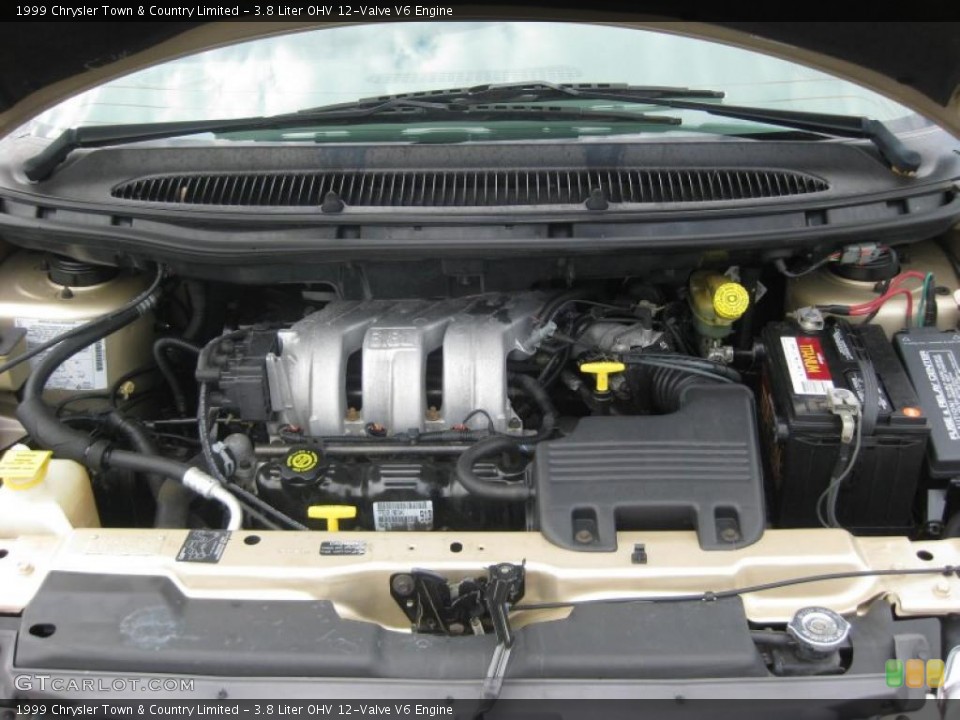 3.8 Liter OHV 12-Valve V6 Engine for the 1999 Chrysler Town & Country #38389951