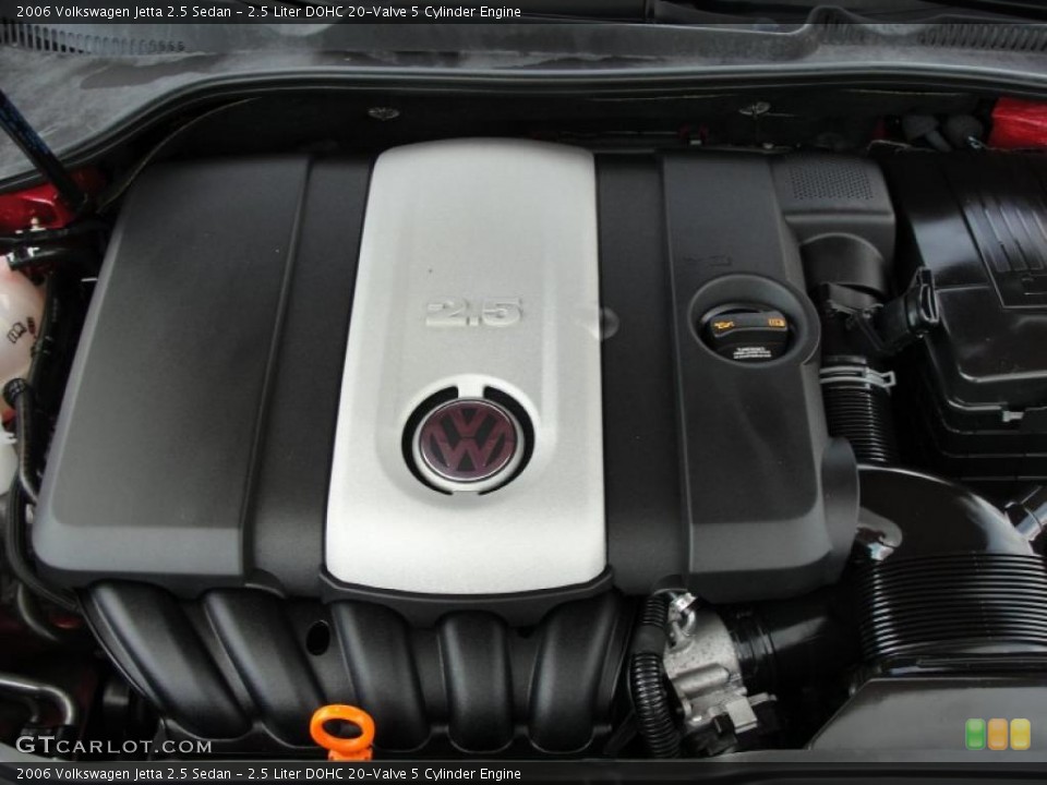 2.5 Liter DOHC 20-Valve 5 Cylinder Engine for the 2006 Volkswagen Jetta #38392096