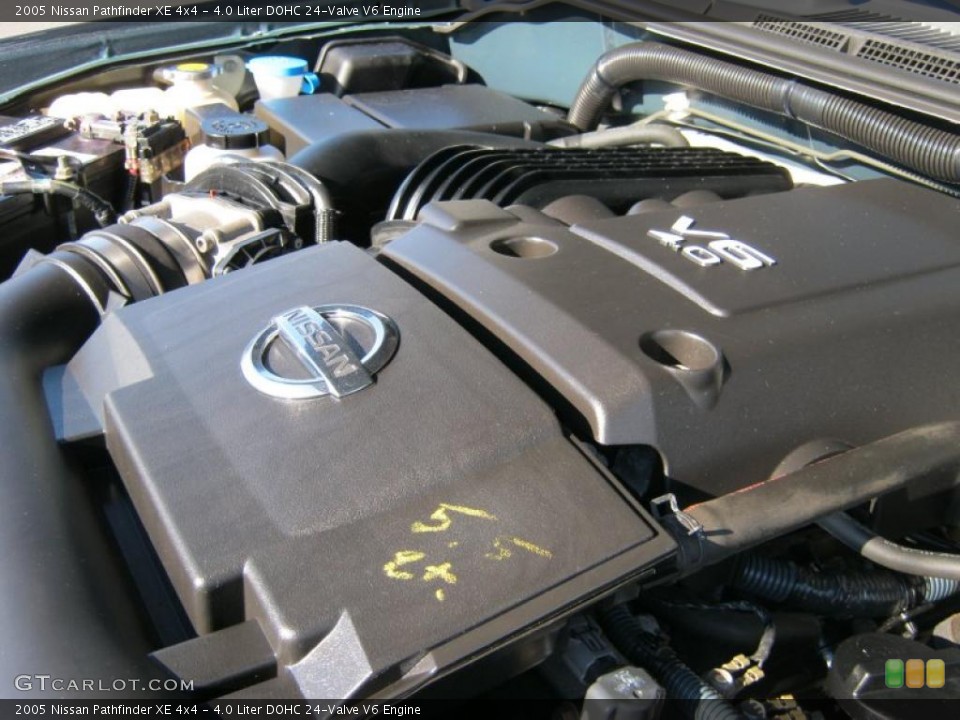 4.0 Liter DOHC 24-Valve V6 Engine for the 2005 Nissan Pathfinder #38394212