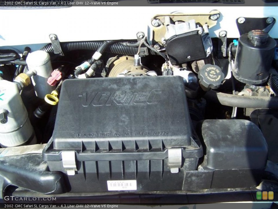 4.3 Liter OHV 12-Valve V6 Engine for the 2002 GMC Safari #38399424