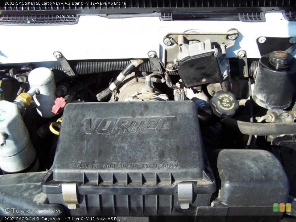 4.3 Liter OHV 12-Valve V6 Engine for the 2002 GMC Safari #38399860