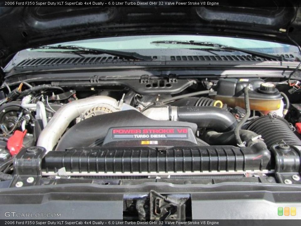 6.0 Liter Turbo Diesel OHV 32 Valve Power Stroke V8 Engine for the 2006 Ford F350 Super Duty #38406604