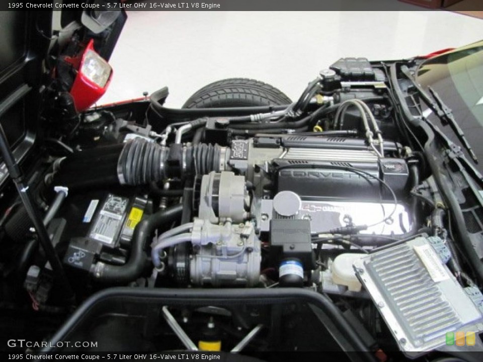 5.7 Liter OHV 16-Valve LT1 V8 Engine for the 1995 Chevrolet Corvette #38408192