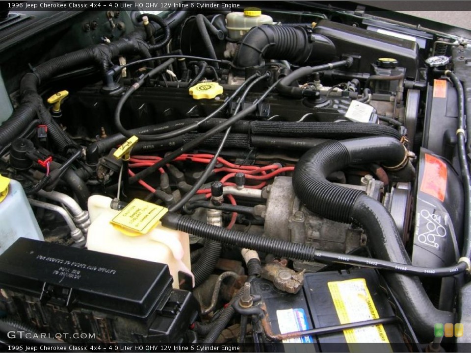 4.0 Liter HO OHV 12V Inline 6 Cylinder Engine for the 1996 Jeep Cherokee #38408240