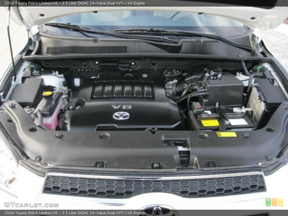 3.5 Liter DOHC 24-Valve Dual VVT-i V6 Engine for the 2009 Toyota RAV4 #38412023