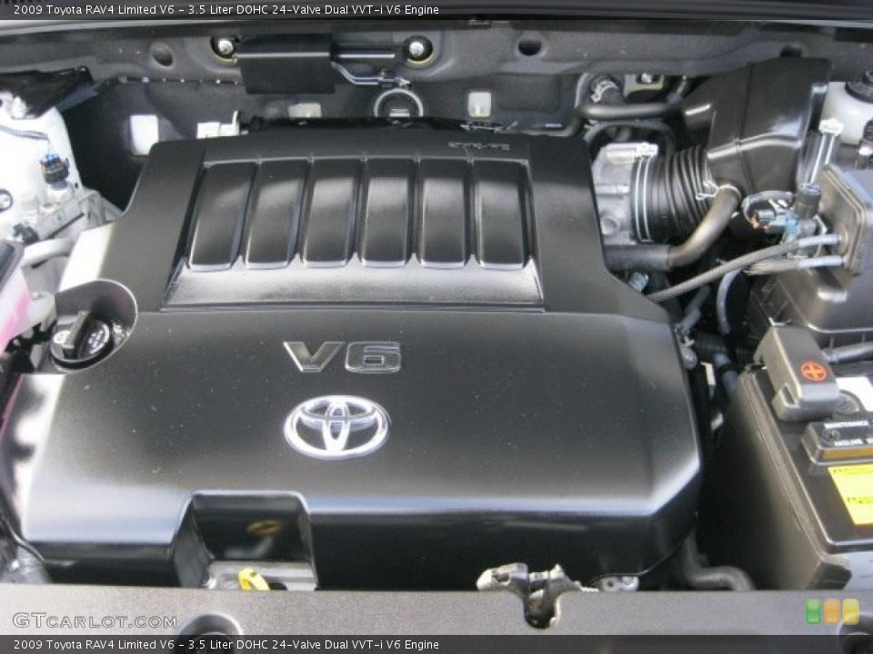 3.5 Liter DOHC 24-Valve Dual VVT-i V6 Engine for the 2009 Toyota RAV4 #38412027