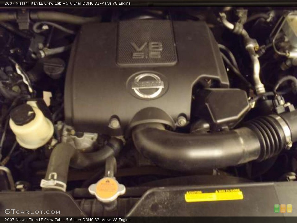 5.6 Liter DOHC 32-Valve V8 Engine for the 2007 Nissan Titan #38413853