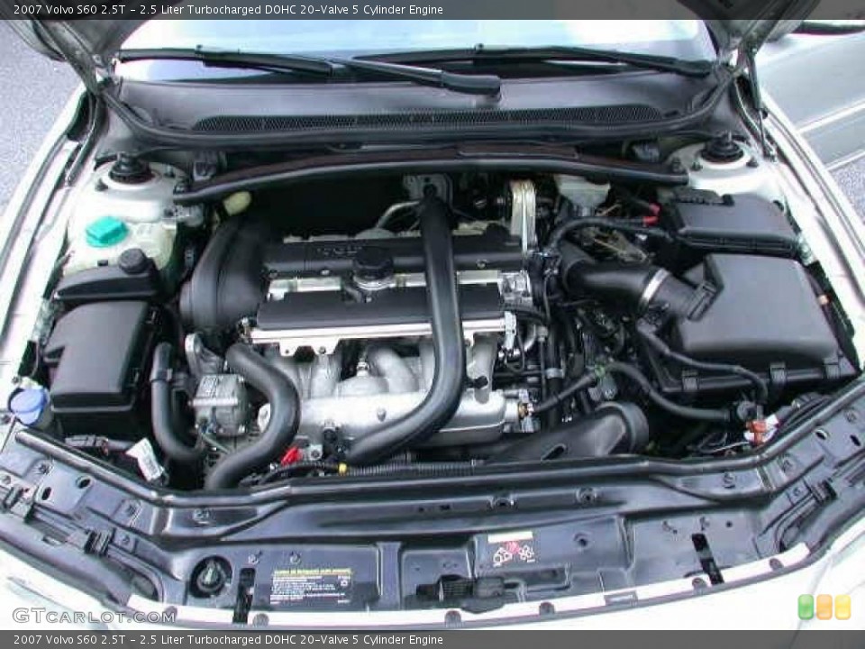 2.5 Liter Turbocharged DOHC 20-Valve 5 Cylinder Engine for the 2007 Volvo S60 #38414221
